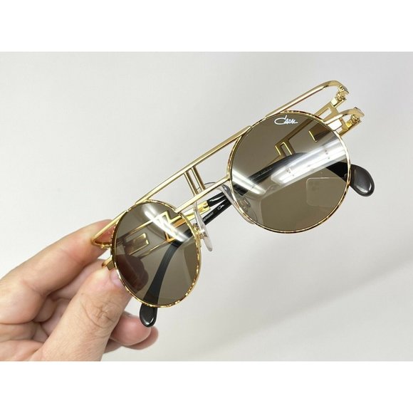 Cazal Vintage Eyeglasses Model 958 - Col. 33- Gold & Marble Brown - Picture 11 of 11